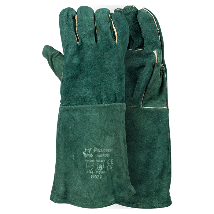 Econo Green Lined Welding - Elbow Glove - Image 2